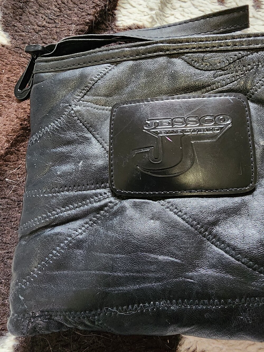 80'S LEATHER SMALL BAG - BLACK - Picture 5 of 5